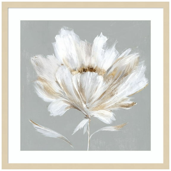 Amanti Art Sleeping Beauty Flower III Wood Framed Wall Art Print
