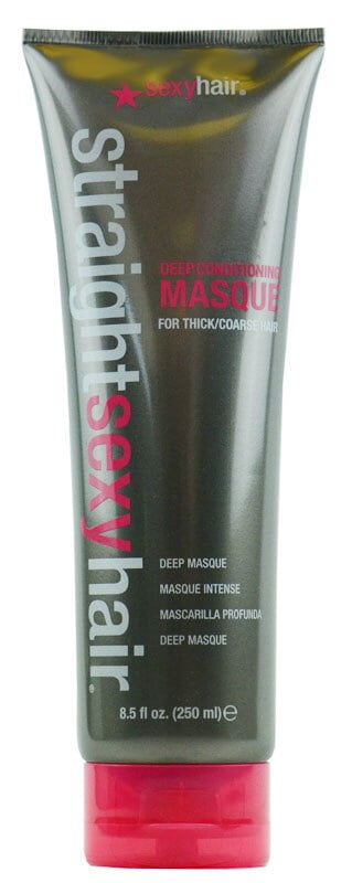 Straight Sexy Hair Deep Conditioning Masque - thick/coarse hair (8.5 oz)