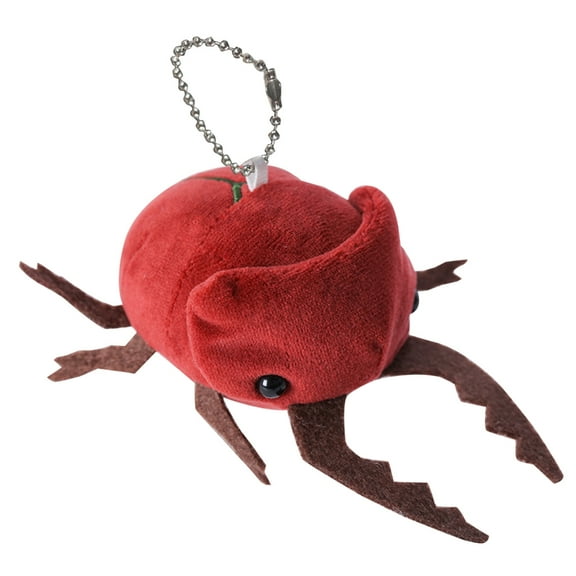 Small Plush Doll for Bag Pendant Insect-Beetle Doll Lovely Plush Keychain Women Handbag Ornament Kids Backpack Decors