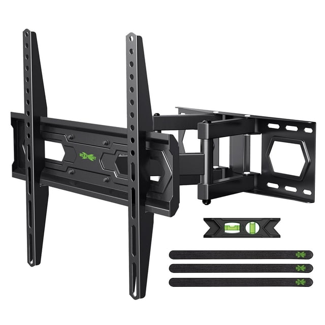 USX MOUNT Soporte de pared para TV para televisores de pantalla plana/LED/4K de 32 a 65 pulgadas de hasta 110 libras, soporte de TV de movimiento completo, soporte de TV giratorio/inclinable con brazo