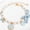 Blue, variant on UOSIA Fashion Pet Necklace Cat Pearl Crown Collar Accessories Pet Cat Teddy Collar Pearl Jewelry Choker