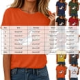 thumbnail image 5 of COMVALUE Halloween Oversized T Shirts for Women Fall Pumpkin Tops Shirt with Graphic Tees Outfits (Orange, S), 5 of 9