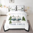 thumbnail image 2 of Erosebridal Happy Camping Bedding Sets Queen Size, RV Car Comforter Sets with Sheets, Rustic Farmhouse Decor, Reversible 7-Piece, 2 of 5