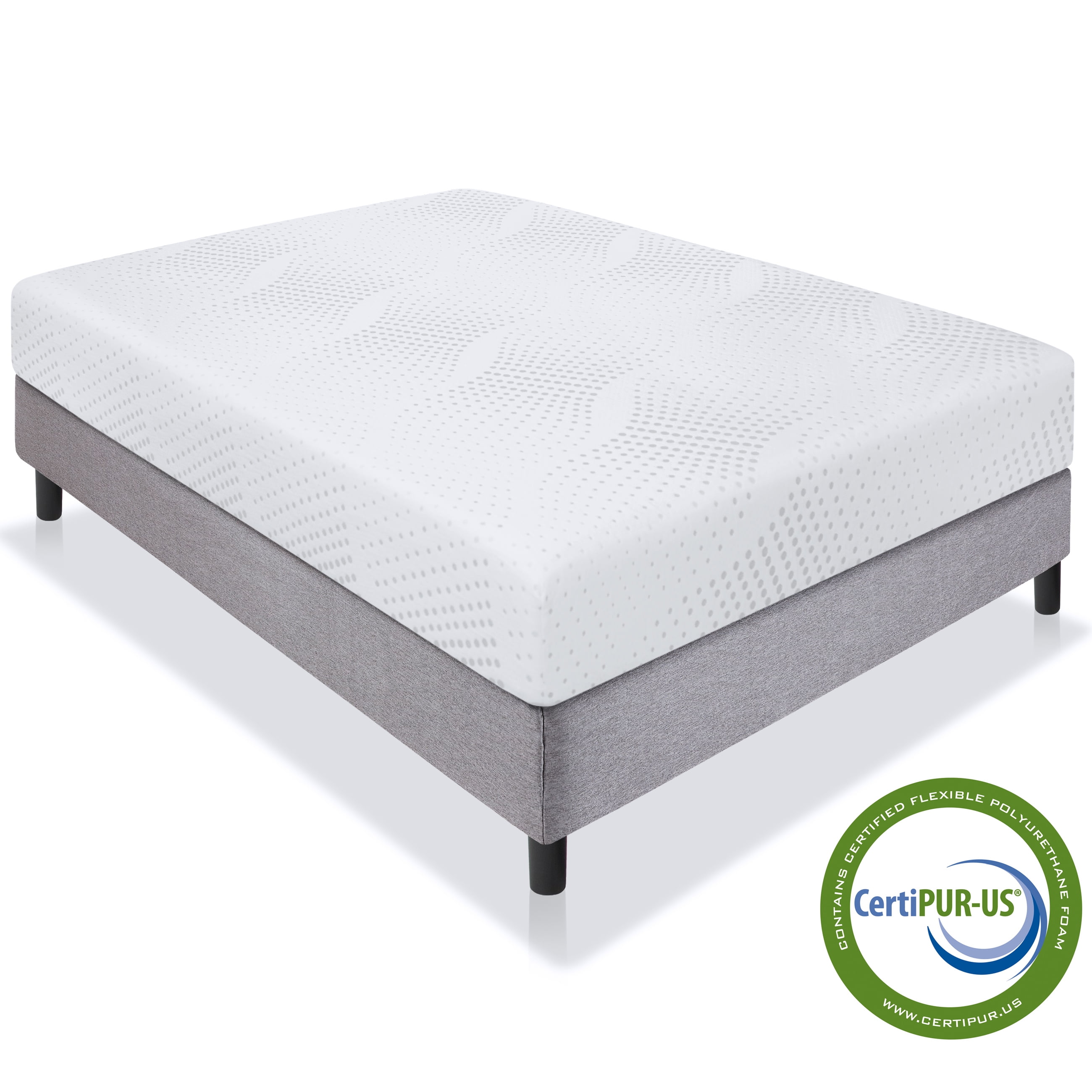 Best Choice Products 10in Full Size Dual Layered Medium Firm Memory Foam Mattress W Open Cell Cooling Certipur Us Certified Foam Removable Cover Best Choice Products 10in Full Size Dual Layered Medium Firm Memory Foam Mattress W Open Cell Cooling Certipur Us Certified Foam Removable Cover