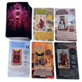 thumbnail image 2 of Baraja de cartas de tarot vintage para principiantes con caja, papel estucado, 2 of 2
