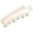 White, variant on OFFIGAM Pearl Clincher Combs Hair Clip Plastic Ponytail Clasp Barrettes for Women White 4.13X0.59X0.39inch