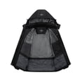 thumbnail image 3 of Heting Women's Heavyweight Winter Parka with Plush Fleece Lining & Quilted Insulation Windproof Hooded Outdoor Coat Black Medium, 3 of 9