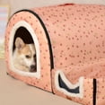 thumbnail image 4 of YIEMEEN Pet Tent Soft Bed for Small Dogs & Cat Hideaway Condo Cave House Soft Bed, 4 of 16