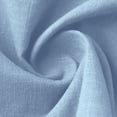 thumbnail image 5 of Side Button Slit Cotton Linen Midi Dress for Women Crew Neck Short Sleeve Loose Fit Sundress Breathable and Comfortable for Beach and Daily Wear, 5 of 8