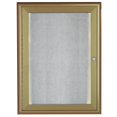 thumbnail image 3 of AARCO Products LOWFC2418 Indoor-Outdoor Waterfall Series Enclosed Bulletin Board with LED Lighting, 3 of 6