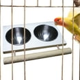 thumbnail image 1 of Plato de Alimentación para Pájaros Yinane Comedero de Tazas Doble Ranura, 1 of 8