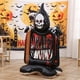 thumbnail image 4 of 1pc, Party Scene Layout Halloween Base Skull Picture Frame Aluminum Film Balloon Halloween Party Horror Balloons, Halloween Decor Supplies, 4 of 4