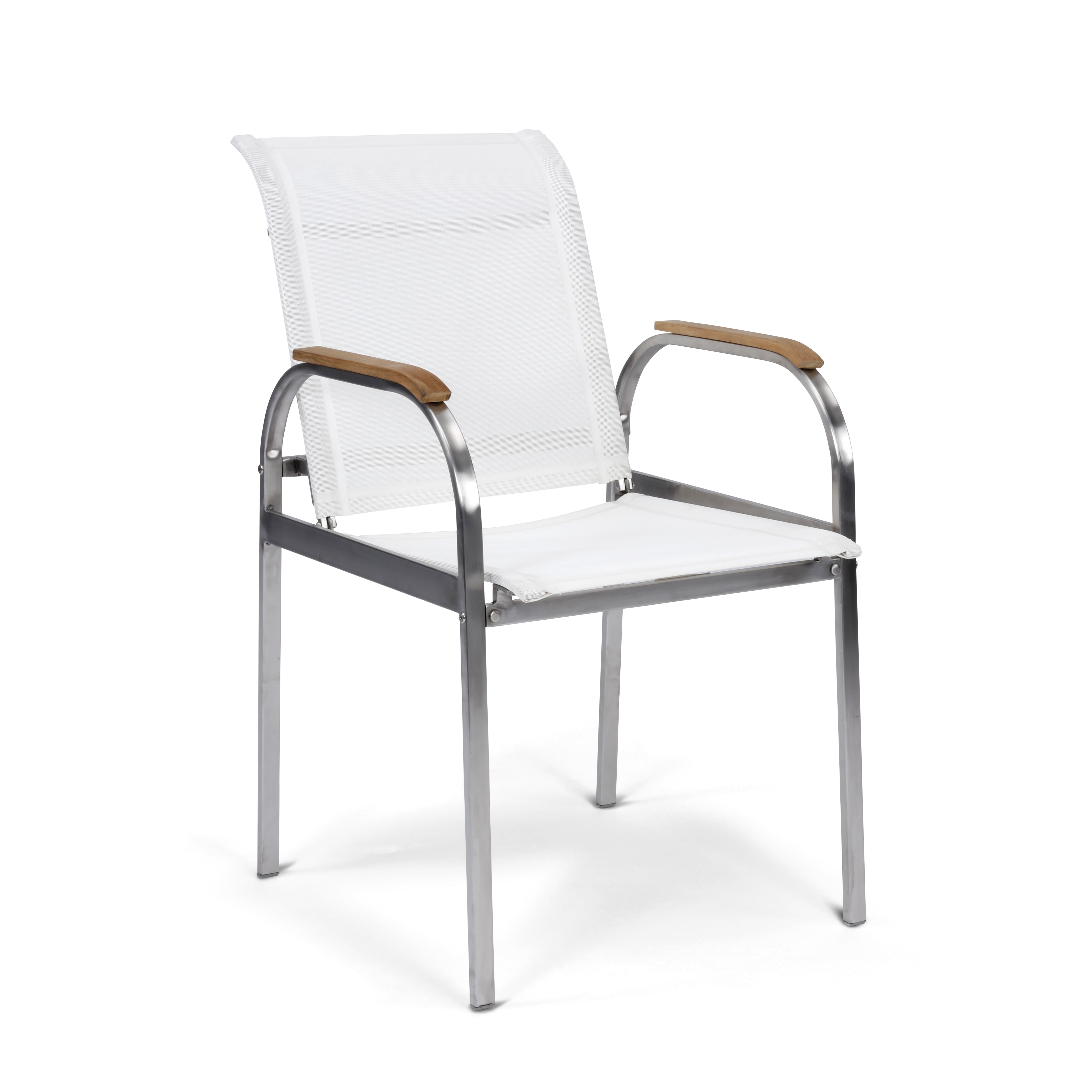 aruba stainless steel chair dining armhome styles  walmart