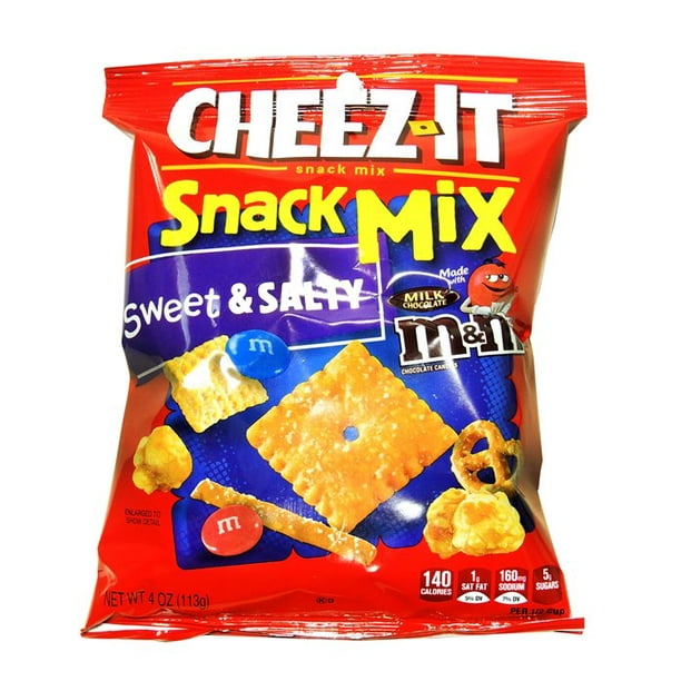 Cheez It Snack Mix Sweet Salty M M 4 Oz Each 6 In A Pack