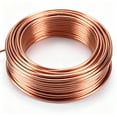 thumbnail image 1 of Cable Eléctrico de Puesta a Tierra Sólido de 50 Ft, Cable de Puesta a Tierra con Revestimiento de Cobre de 4 AWG, Cable Eléctrico con Núcleo de Aluminio, 1 of 4