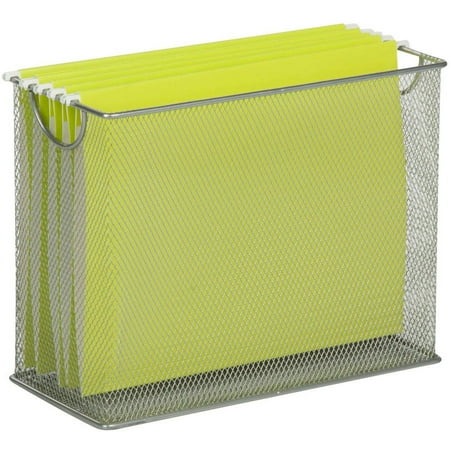 - Honey Can Do Table Top Mesh Hanging File Organizer, Silver