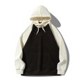 thumbnail image 2 of WEAIXIMIUNG Mama Sweatshirt Plus Size 4X Womens Casual Long Sleeve Solid Knitting Ribbed Print Hoodie Sweatshirts with Pocket Matching Color Sweatshirts, 2 of 5