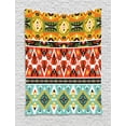thumbnail image 1 of Tribal Decor Tapestry, Love and Adventure Abstract Mountains Pattern with Aztec Indian Art, Wall Hanging for Bedroom Living Room Dorm Decor, 40W X 60L Inches, Scarlet Mustard Blue, by Ambesonne, 1 of 1