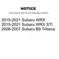 thumbnail image 2 of Transit Auto Front Hub Bearing Assembly and Link Kit for Car Subaru WRX STI B9 Tribeca - Left Right Side (Driver Passenger) K77-100658, 2 of 11