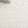 thumbnail image 2 of SAFAVIEH Natura Avery Solid Striped Braided Wool Runner Rug, Natural, 2'3" x 16', 2 of 9