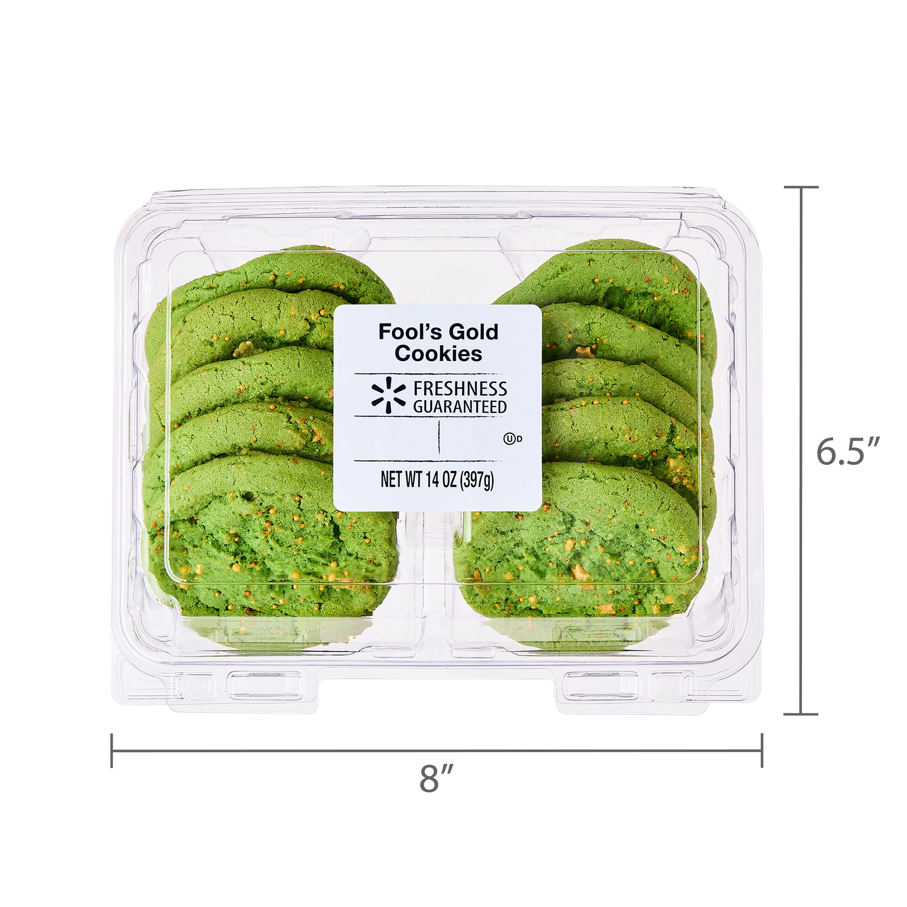 Freshness Guaranteed St. Patrick's Day Fool's Gold Baked Cookies, 14 oz, 10 Count