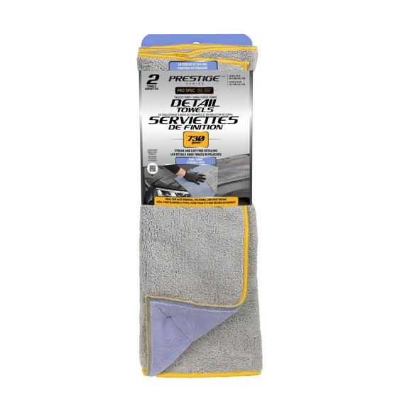 Prestige Coral Fleece/Twisted Terry Towels, Pack of 2