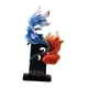 thumbnail image 4 of Estatua de carpa Feng Shui, estatua de pez de resina, figuras coleccionables de resina, decorativas Azul, 4 of 9