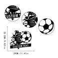 thumbnail image 2 of Custom Personalized Soccer Ball Metal Wall Art, Custom Soccer Player Name Sign Decoration For Room, Soccer Ball Metal Decor, 2 of 6