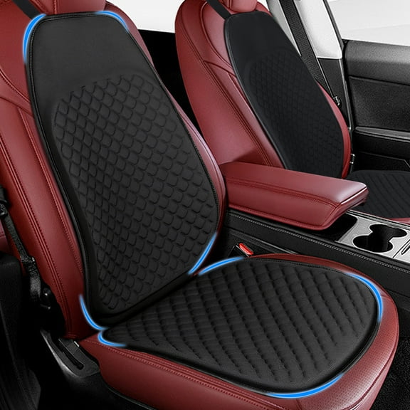 TPE Car Seat Cover for Cars - Durable & Non-Slip - Front Car Seat Protector Covers for car, Automotive, Vans, SUVs, Trucks  and Home and Office Seat Cushion