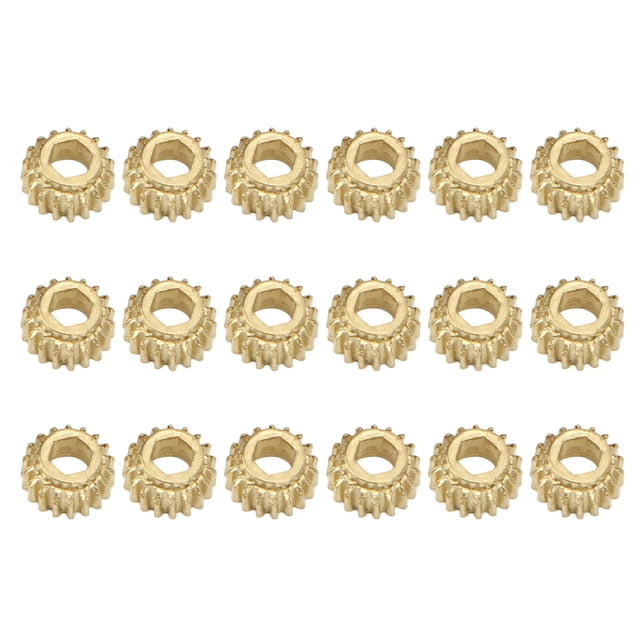 Engranaje de clavija de afinación de guitarra, 18 piezas Engranaje de clavija de afinación de guitarra Engranaje de orificio hexagonal Engranaje de clavija de afinación de cuerda Altamente recomendado