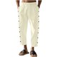 thumbnail image 2 of Pantalones largos para hombre, informales, de vacaciones, con bolsillo, cordón, color liso, cintura elástica, pantalones cortos para hombre, 2 of 4