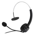 thumbnail image 3 of Casque d'Ordinateur Large Bande, Structure de Bandeau Intégrée Casque de Centre d'Appel avec Microphone pour Bureau de Centre d'Appels Skype Lync Softphone, 3 of 8