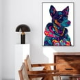 thumbnail image 5 of Hudo Wall Art - Funny Dog Canvas Poster for Kids' Room - Pumi Dog colorful art print, Canvas Painting Puppy Artwork, Watercolor Artwork Print For Bedroom, 5 of 5