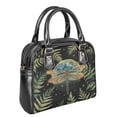 thumbnail image 2 of Tutolipy Dragonfly Printed Satchel Purses and Handbags Large Capacity Satchel Handbag Tote Shoulder Bag for Women, Lightweight Top-Handle Purse Tote Shoulder Bag for Party Shopping, 2 of 4