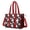 Black Baseballs And, variant on Teacher Tote Bag,Black Baseballs and Hearts Pattern Teacher Utility Tote Bag,Large Work Tote Bags for Women with Multiple Pockets,Top Zipper Closure,13.8x10.6x6.7 Inch