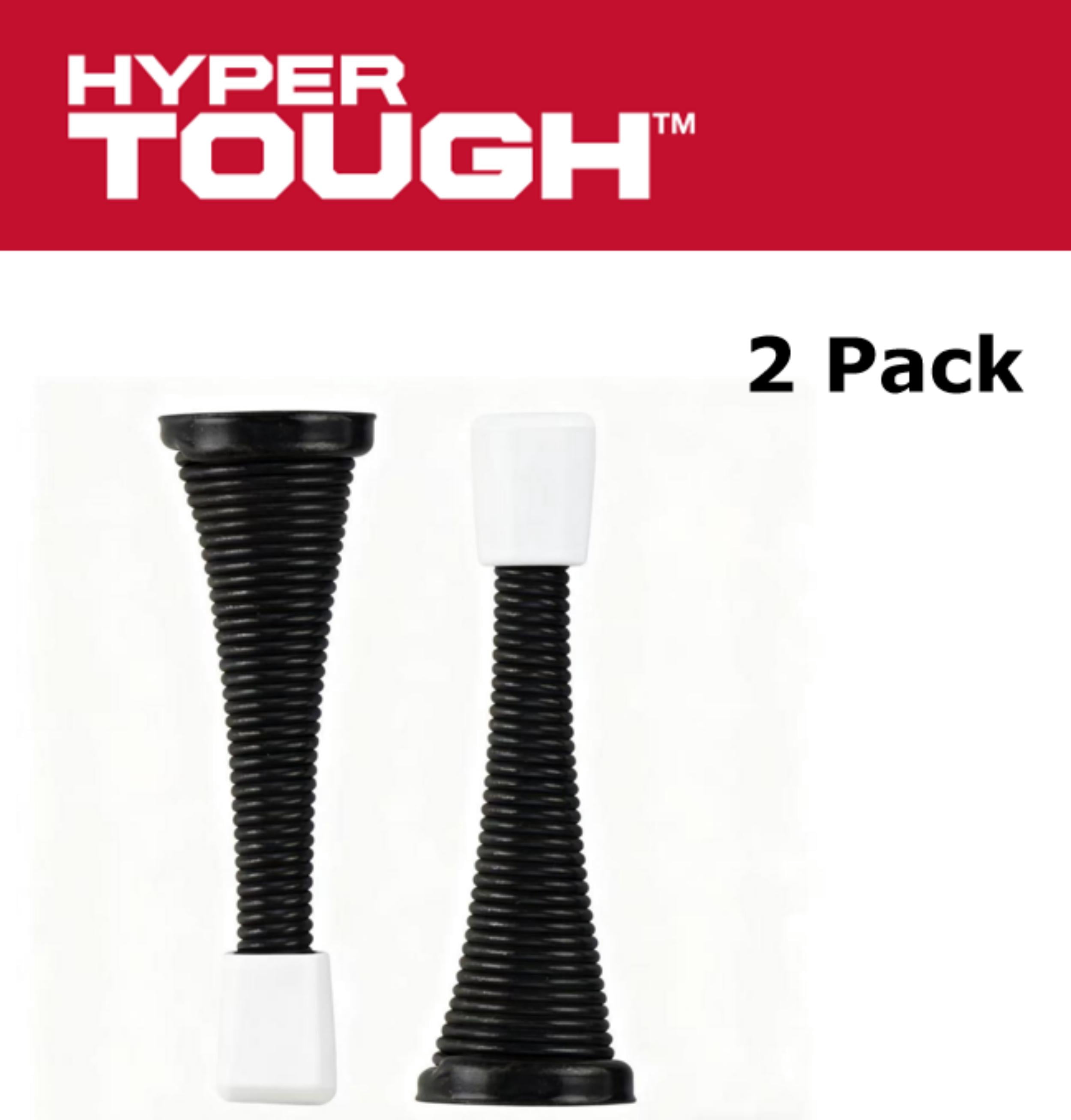 Hyper Tough New Steel Spring Doorstop, Oil Rubbed Bronze, 2 Pack, 0.795 X 2.9 X 0.795 inch