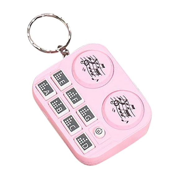 Cute Cartoon Mini Handheld Whack A Game Keychain Decompression Toy For Kids Adults With Disk Player Design Coated Pendant