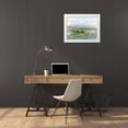 thumbnail image 3 of OToole, Tim 32x25 White Modern Wood Framed Museum Art Print Titled - Hilltop Vista I, 3 of 4