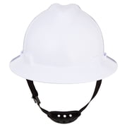 Hyper Tough Full Brim Safety Hardhat, White