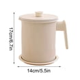 thumbnail image 2 of Vrorvz Multifunctional Kitchen Grease Filter Cooker Fryer Pot with Basket Oil Strainer and Lid for Cleaning and Storing Reusable Cooking, 2 of 2