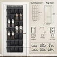 thumbnail image 2 of Simperf Over the Door Shoe Organizers, with 28 Large Thickened Mesh Pockets & 4 Metal Hooks, Hanging Shoes Storage Rack for Closet Entryway Bedroom Bathroom, 2 of 4
