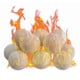 thumbnail image 4 of Fiudx Ofertas relámpago del día, solo en línea Adorno decorativo de bola de fuego para Halloween, fibra de cerámica, horno de festival, accesorios de bola de fuego Kang, 4 of 7