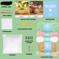 thumbnail image 3 of Kit de ganchillo CrochetBox para principiantes de vacas y ranas de las Tierras Altas, 3 of 7