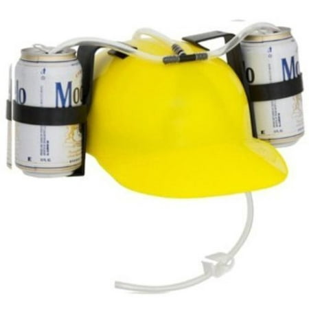 New Yellow Drinker Beer and Soda Guzzler Helmet for party club birthday wave