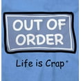 thumbnail image 2 of Out Of Order Bathroom Funny Novelty Men's Graphic T Shirt Tees Brisco Brands M, 2 of 6