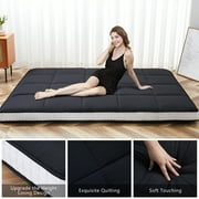 SLSY Futon Mattress, Extra Thick Padded Japanese Floor Mattress Quilted Bed Mattress Topper, Folding Floor Lounger Sleeping Pad Guest Bed