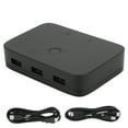 thumbnail image 1 of Switcher Splitter, Stable Switcher, Clear 2-In-1-Out ABS 3840X2160 U-Disk Printer For Computer HUB, 1 of 8