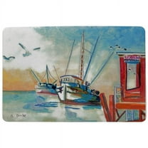 Betsy Drake DM308 Shrimpboat Door Mat - 18 x 26 in.