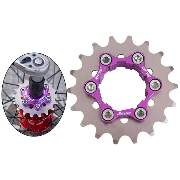 de conversión de piñón de cassette de una sola para bicicleta Adaptador de 1 para bicicleta 17-32T 10 es / 11 18T Macarena Casete de una velocidad