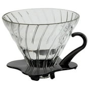 V60 Glass Coffee Dripper 02 Black